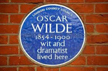 VBlue Plaque outside a house in Chelsea