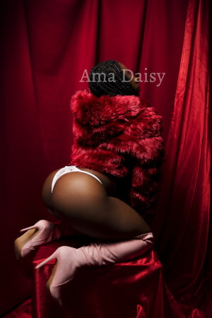 Tony black girl in a sexy burlesque outfit